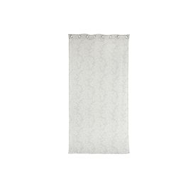 Cortina Romantico DKD Home Decor Beige 260 x 140 cm (2 Unidades)