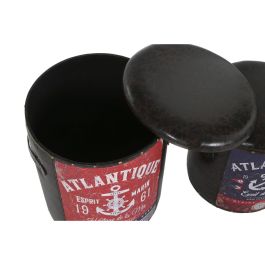 Caja Atlantico DKD Home Decor Multicolor Marron 38.5 x 49 x 38.5 cm Set de 2 Caja Atlantico DKD Home Decor Multicolor Marron 38.5 x 49 x 38.5 cm Set de 2