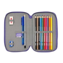 Plumier Doble SuperThings Guardians of Kazoom Amarillo Morado (28 piezas) Plumier Doble SuperThings Guardians of Kazoom Amarillo Morado (28 piezas)