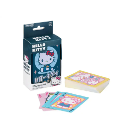 Wondee Baraja de Cartas Hello Kitty Poker Sanrio en Lata Azul, Estándar, Adorables Ilustraciones para Juegos Precio: 13.50000025. SKU: B1BXNKE2QE