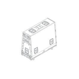 JBLPRO Tapa de Accesorio y Plataforma con Ruedas, Ancho 20 cm, Alto 6 cm, Largo 49 cm