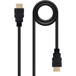 Nanocable 10.15.1702 Cable HDMI Macho a Macho Negro 1.8m con Versión 1.4