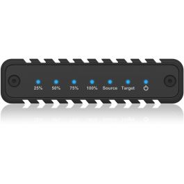 ICY BOX IB-2817MCL-C31 Caja Externa USB-C 3.2 para 2x M.2 NVMe SSD con Función de Clonación