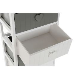 Cajonera DKD Home Decor Blanco Gris 29 x 90 x 40 cm Cajonera DKD Home Decor Blanco Gris 29 x 90 x 40 cm