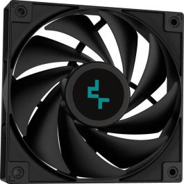 Deepcool LS720S Zero Dark Sistema de Refrigeración Líquida AIO para CPU, 3 ventiladores 120mm, Negro