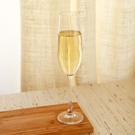Bohemia Copa Flauta Optic de Cristalín 26 cL Transparente | Juego de 6 Unidades | Borde Fino, Apto Lavavajillas