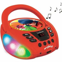 Lexibook Reproductor de CD Bluetooth 5.0 Portátil Miraculous - Luces LED Multicolores, Compatible CD/CD-R/CD-RW, Entrada Micrófono Precio: 76.68999965. SKU: B15D8G5XHE