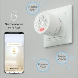 Garza Detector de Seguridad de Gas Smart Wifi 401347C - Alarma Sonoro y Visual, Notificaciones Móvil, Alta Sensibilidad, Conexión Wifi y Bluetooth Precio: 44.5000006. SKU: B132X9VCPZ
