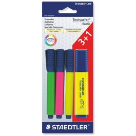STAEDTLER Subrayadores Textsurfer classic Recargables Surtido Multicolor 5mm, 4 Piezas Blíster Precio: 18.49999976. SKU: B1E846NEL6
