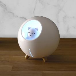 The Concept Factory Difusor Ambientador Kawaii con Luz LED Cambiante y Dos Modos de Difusión USB Incluye Filtros Recambio