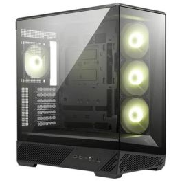 MSI MAG PANO 130R PZ Micro-ATX Mid Tower Panorámica Cristal Templado Negra con 3 Ventiladores ARGB, USB 3.2 Tipo C