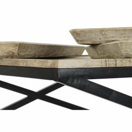 Mesa Centro Colonial DKD Home Decor Natural Negro 120 x 55 x 120 cm