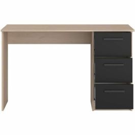 Parisot Right Office 3 Cajones - Decoración de Brooklyn Chene - L 121.4 x D 55 x H 74.5 cm - Esencial