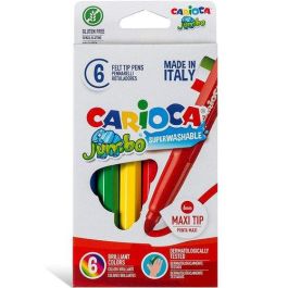 Rotulador Fibra Carioca Jumbo Estuche De 6 Precio: 2.50000036. SKU: B1CLGER6DH