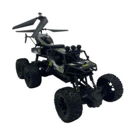 Bizak Vehículo Ciclón Tierra Aire 2 en 1 | Se Transforma en Helicóptero con un Botón para Jugar - Edad +3 Años