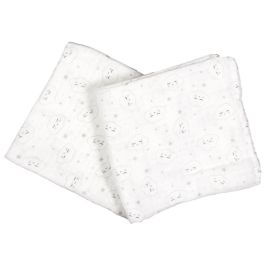 Tom et Zoe Juego de 2 Mantas para Bebé 70x70cm 100% Algodón