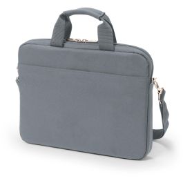 DICOTA Maletín Slim Case Base para portátiles de 11-12.5" (31.8 cm) Gris, Fabricado con Materiales Reciclados