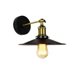 Edm Aplique de Pared Metálico Vintage E27 60W Negro Ø28x24.5x26cm Precio: 30.68999956. SKU: S7900748