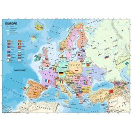Ravensburger Pz 200p Puzzle Rompecabezas Infantil Mapa de Europa 200 Piezas, Ideal para Niños a Partir de 8 Años