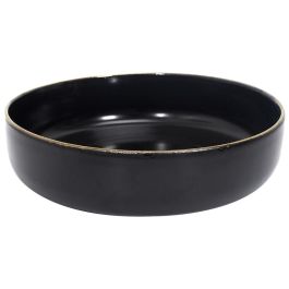 Home Deco Factory Ensaladera Vallee Outlet D.25 cm Negra con Ribete Dorado Precio: 9.89000034. SKU: B16NBYWFH2