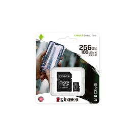 Kingston Tarjeta microSDXC Canvas Select Plus 256 GB, Class 10, UHS-I, A1, para Android, con adaptador SD