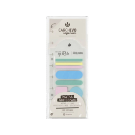 Carchivo Bloc de Notas Adhesivas Irregular Colores Pastel Complementos para Cuaderno de Discos Precio: 3.50000002. SKU: B1DTVSF2AC