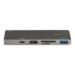 StarTech.com Adaptador Multipuertos USB-C para MacBook Pro/Air, Docking Station con HDMI 4K, USB-A, USB-C PD 100W y Lectores SD/MicroSD