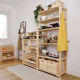 Astigarraga Estantería Evolution 5 Pino Macizo 76.5 x 38.5 x 174.5 cm