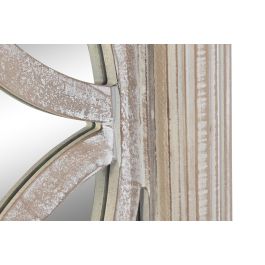 DKD Home Decor Espejo Indio Blanco Tipo Ventana de MDF y Cristal 180x60x2.5 cm