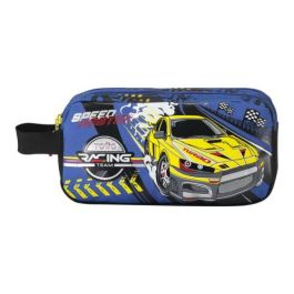Totto Estuche Escolar de Carreras de Coches Velocity, Azul/Amarillo, AJ52VLC001-2310-6J7U Precio: 18.8899997. SKU: B15VPX472A