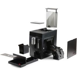 Domo DO1150K Cafetera espresso automática con molinillo, 19 bar, 1350 W, 125g café, Negra