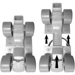 Disney Minnie Set Patines para Niña, Ajustables Talla 23-27, con Coderas y Rodilleras de Protección Seguras