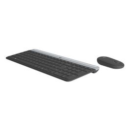 Logitech MK470 Combo Teclado y Ratón Inalámbrico Ultra-Fino Silencioso Teclas Perfil Bajo Ratón 90% Reducción Ruido Batería Larga