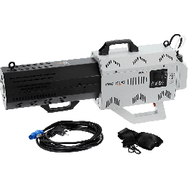 Algamlight Máquina De Humo Portátil RGB 1500W RGBA 48W para Fiesta, Evento, Escenario, Caudal 700m³/min, Proyección 8-10m