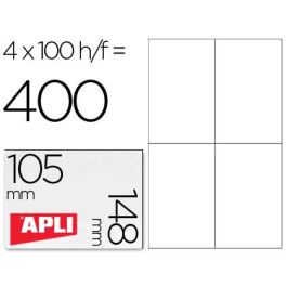 Etiquetas adhesivas Apli Labels 105 x 148mm 105 x 148 mm Blanco A4 100 Hojas Precio: 25.034900653399998. SKU: BIX1280