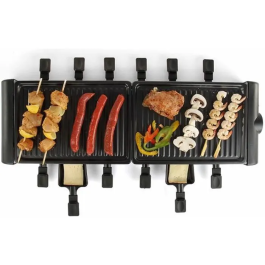 Livoo DOC185 Raclette Set para 12 Personas - Negro con 1800W y Termostato Variable Precio: 74.50000008. SKU: B1E7JDFCK3