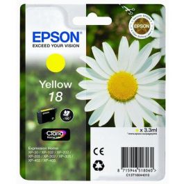 Cartucho Inkjet Epson T180440 Nº18 Expression Home Xp102/205/305/405 Amarillo 3,3 Ml Precio: 14.69000016. SKU: S7732739