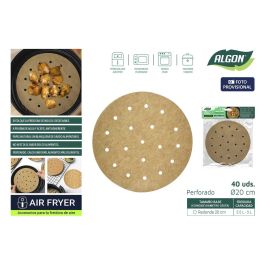 Algon Set de 40 Papeles Redondos Perforados para Airfryer de 20 cm (24 Unidades) Precio: 15.88999951. SKU: B1AKN9DPLV