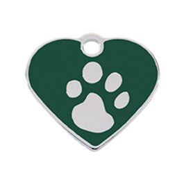 Placa identificativa para collar Imarc Heart Verde Plata Precio: 11.68999997. SKU: B1ALNSCQ6R