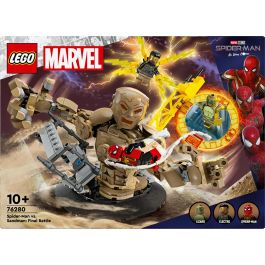 LEGO 76280 Marvel Spider-Man vs. Sandman: La Batalla Final, Juguete de Construcción con Minifiguras de Superhéroes