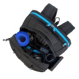 Rivacase 7860 Mochila Gaming para Portátil 17.3 Pulgadas, Resistente al Agua, Compartimentos Acolchados, USB, 30 Litros