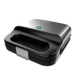 Cecotec 04309 Sandwichera de 1000 W con Carcasa de Acero Inoxidable, Color Negro y Acabado Satinado Cecotec 04309 Sandwichera de 1000 W con Carcasa de Acero Inoxidable, Color Negro y Acabado Satinado