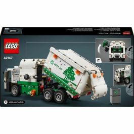 LEGO 42167 Technic Camión de Basura Eléctrico Mack LR, Camión Eléctrico de Juguete, Vehículo de Reciclaje