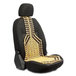 INT90185 Respaldo de Bolas de Madera beige 95x47 cm