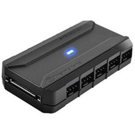 Thermaltake Commander FP Concentrador Ventiladores Molex 10 Puertos Negro Plug & Play para PC