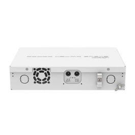 MikroTik 8x Gigabit Ethernet Smart Switch with PoE-out, 4x SFP cages, 400MHz CPU, 128MB RAM, desktop case, RouterOS L5 MikroTik 8x Gigabit Ethernet Smart Switch with PoE-out, 4x SFP cages, 400MHz CPU, 128MB RAM, desktop case, RouterOS L5
