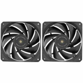 Mars Gaming MF-NCLX2 Kit Ventiladores de Caja PC 120mm PWM Aspas Híbridas FDB Cobre Silenciosos de Alta Eficiencia