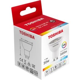 TOSHIBA GU10 4W 6500K - Bombilla LED Blanca Fria, 350 Lumens, Ahorro Energetico, 25,000 Horas, Dicroica, para Interior y Exterior Precio: 1.5246. SKU: B1EG3MH3AD