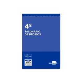 Liderpapel Talonario Pedidos Cuarto Original 122