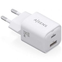 AISENS ASCH-35W2P024-W - Cargador GaN 35W Carga Rápida USB-C & USB-A Universal para Móviles Portátiles Tablets Blanco Precio: 11.88999966. SKU: B13CBASR4L
